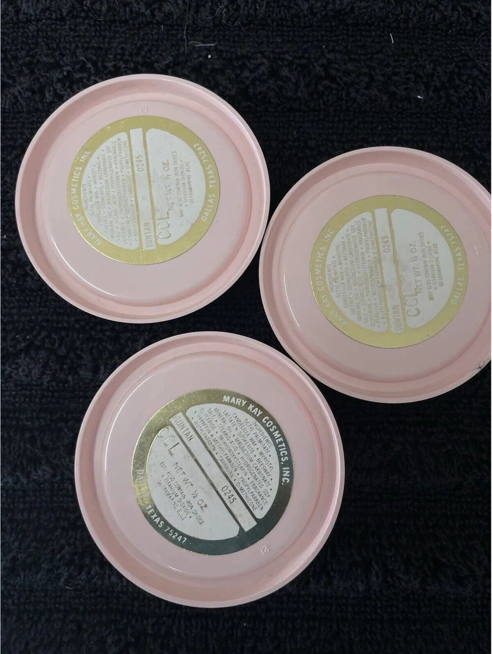 Vintage Mary Kay Day Radiance Formula 1 Suntan NOS Lot Of 3